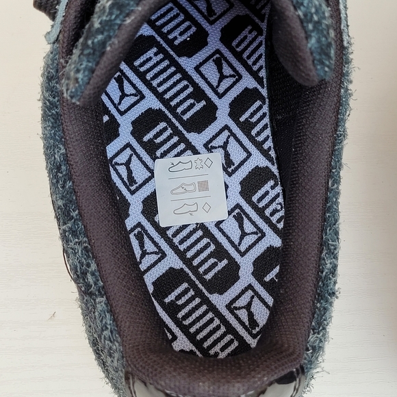 New puma Suede Elemental Hairy Wool Training Sneakers Sz 9 - Picture 15 of 16